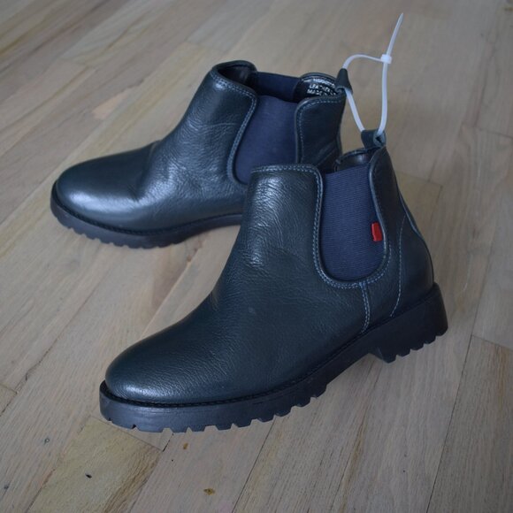 Marc Joseph New York Ave of Americas Women's Black Leather Chelsea Boot Size 5 - Picture 4 of 6